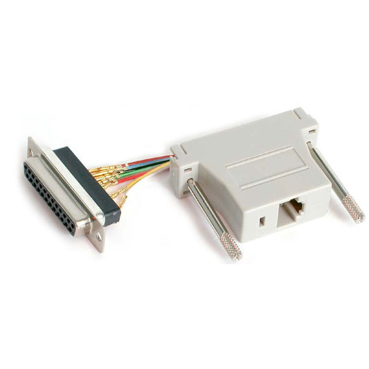 Main Image for StarTech.com DB25 to RJ45 Modular Adapter - Serial adapter - DB-25 (F) - RJ-45 (F)