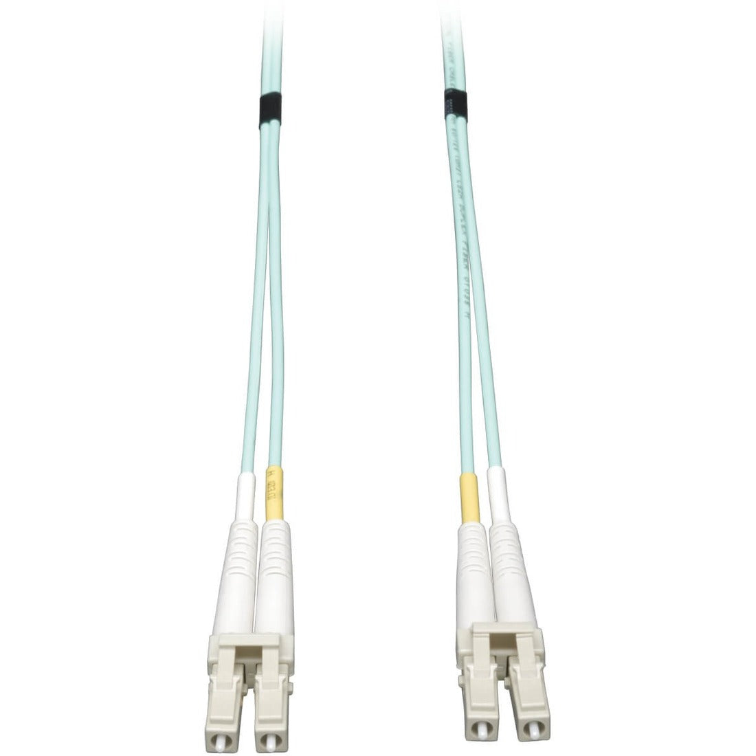 Main Image for Eaton Tripp Lite Series 10G Duplex Multimode 50/125 OM3 LSZH Fiber Optic Cable (LC/LC), Aqua, 2 m (6 ft.)