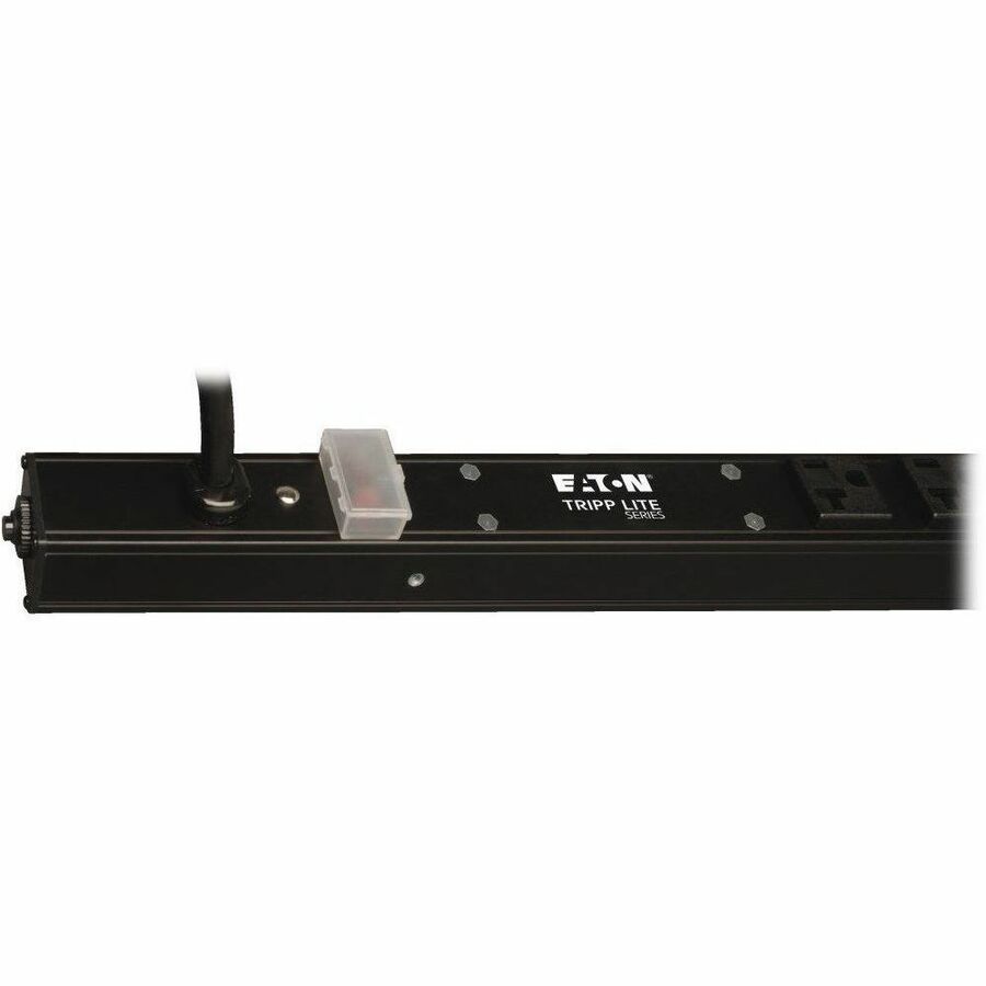 Alternate-Image1 Image for Eaton Tripp Lite Series 1.9kW Single-Phase Local Metered PDU, 120V Outlets (28 5-15/20R), L5-20P/5-20P Adapter, 15 ft. (4.57 m) Cord, 0U Vertical