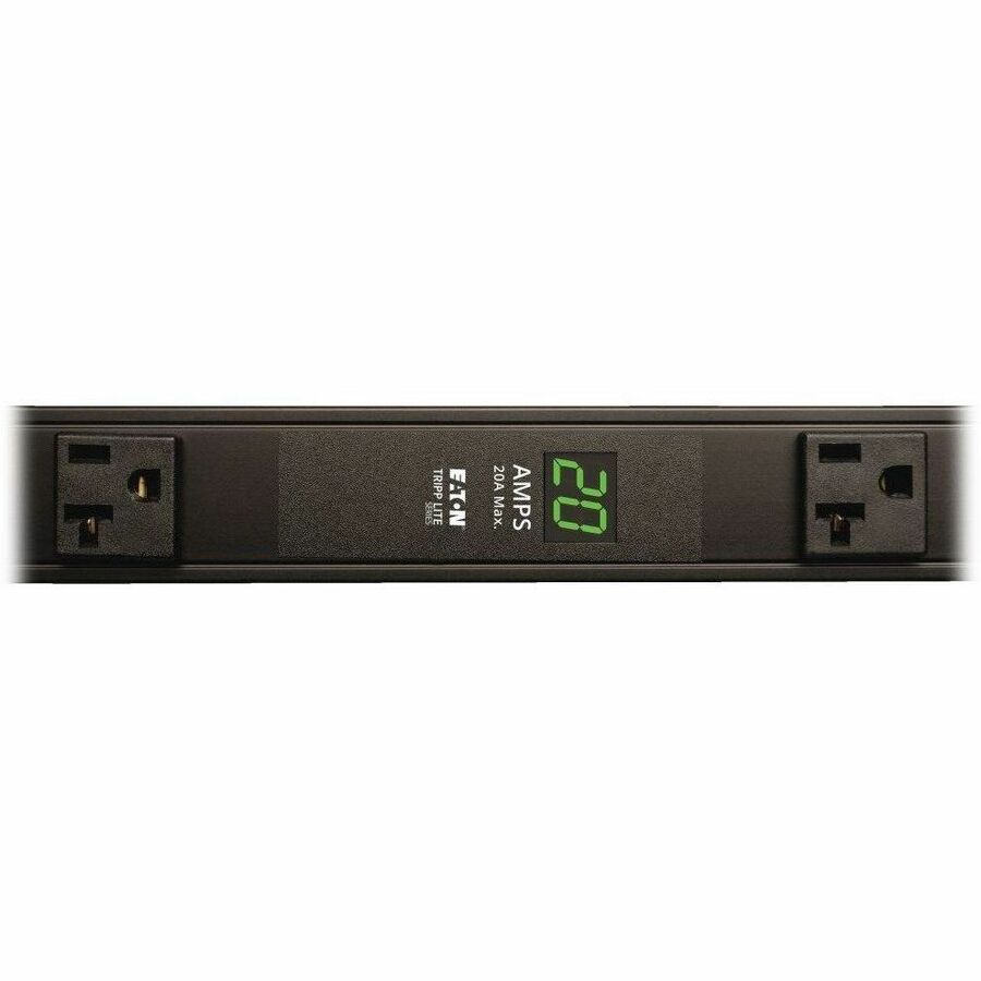 Alternate-Image4 Image for Eaton Tripp Lite Series 1.9kW Single-Phase Local Metered PDU, 120V Outlets (28 5-15/20R), L5-20P/5-20P Adapter, 15 ft. (4.57 m) Cord, 0U Vertical