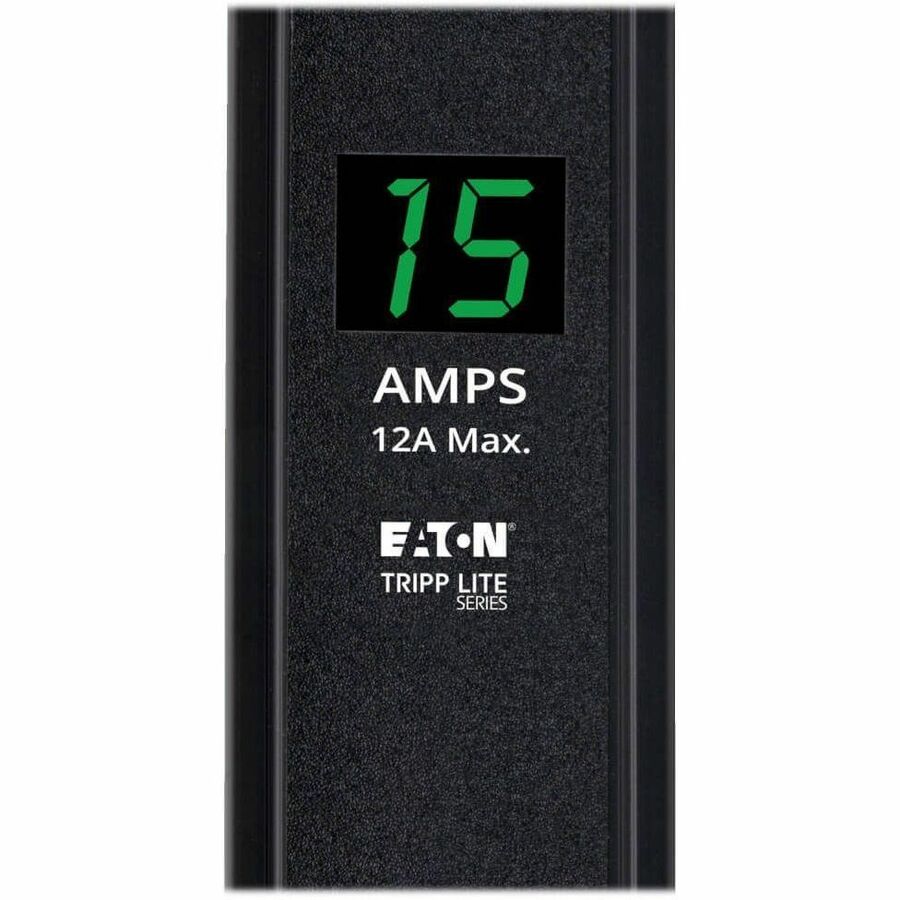 Alternate-Image1 Image for Eaton Tripp Lite Series 1.4kW Single-Phase Local Metered PDU, 120V Outlets (16 5-15R), 5-15P, 15 ft. (4.57 m) Cord, 0U Vertical, 48 in.