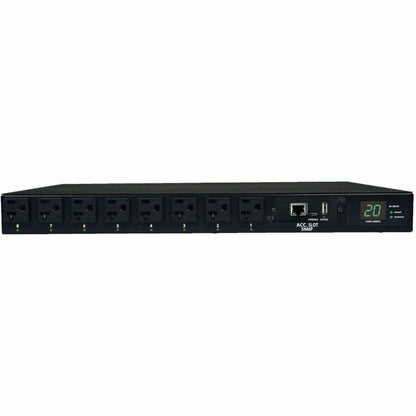 Main Image for Eaton Tripp Lite Series 1.9kW Single-Phase Switched Automatic Transfer Switch PDU, 2 120V L5-20P / 5-20P Inputs, 16 5-15/20R Outputs, 1U, TAA