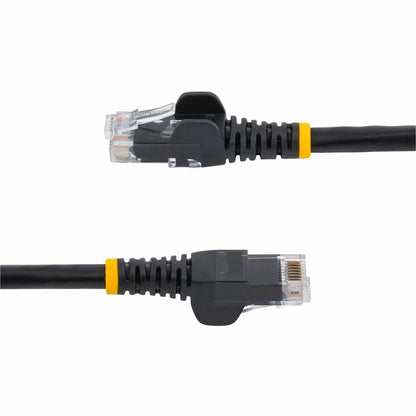 Alternate-Image2 Image for StarTech.com 7ft CAT6 Ethernet Cable - Black Snagless Gigabit - 100W PoE UTP 650MHz Category 6 Patch Cord UL Certified Wiring/TIA