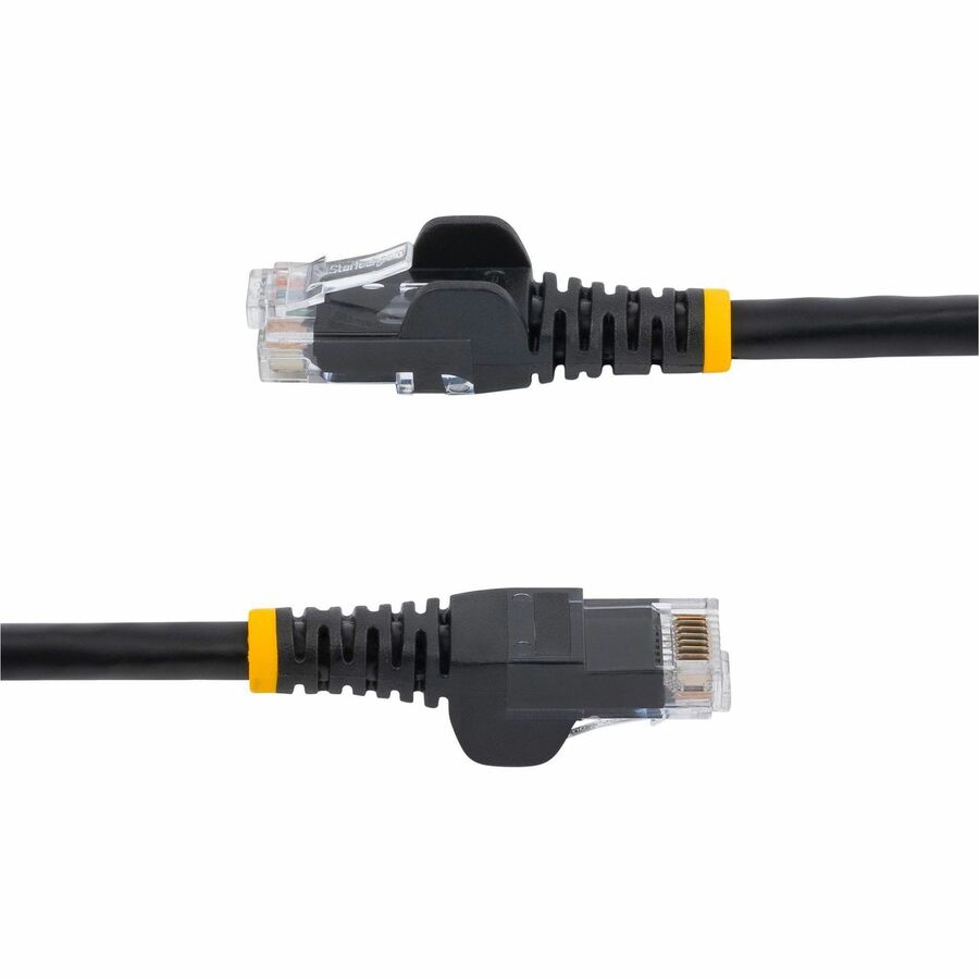 Alternate-Image2 Image for StarTech.com 10ft CAT6 Ethernet Cable - Black Snagless Gigabit - 100W PoE UTP 650MHz Category 6 Patch Cord UL Certified Wiring/TIA