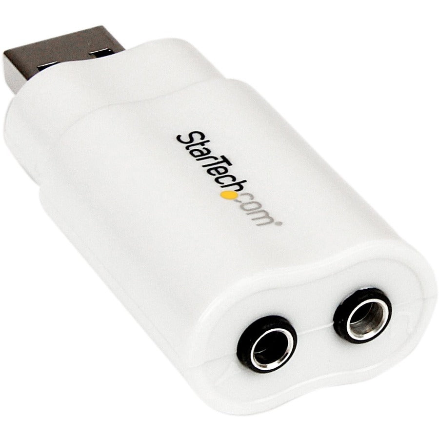 Alternate-Image2 Image for StarTech.com USB 2.0 to Audio Adapter - Sound card - stereo - Hi-Speed USB