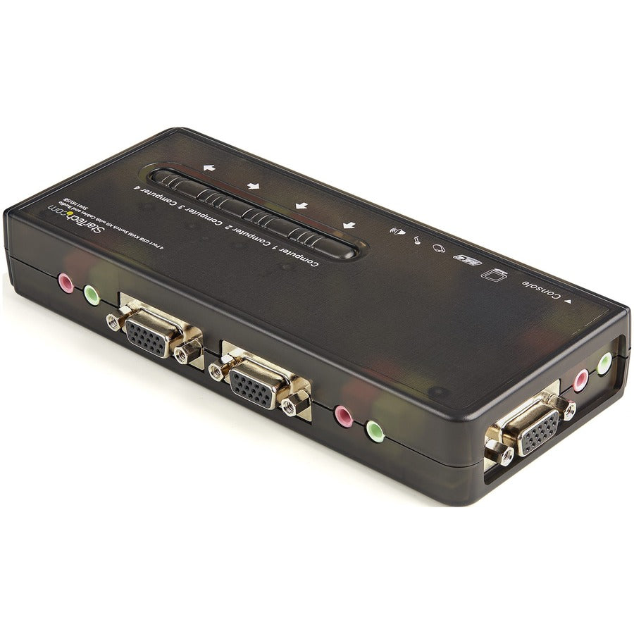 Alternate-Image5 Image for StarTech.com SV411KUSB - KVM / audio switch - USB - 4 ports - 1 local user