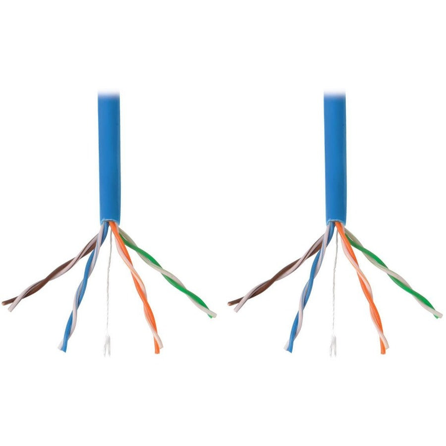 Alternate-Image4 Image for Tripp Lite by Eaton Cat5e 350 MHz Solid Core (UTP) PVC Bulk Ethernet Cable - Blue 1000 ft. (304.8 m) TAA