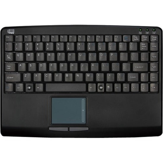 Front Image for Adesso AKB-410UB Slim Touch Mini Keyboard with Built in Touchpad
