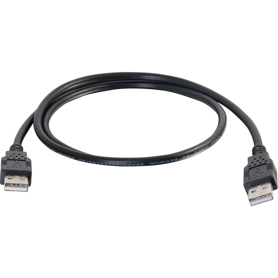 Alternate-Image3 Image for C2G 2m USB Cable - USB 2.0 A to USB A - M/M
