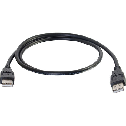 Alternate-Image3 Image for C2G 2m USB Cable - USB 2.0 A to USB A - M/M