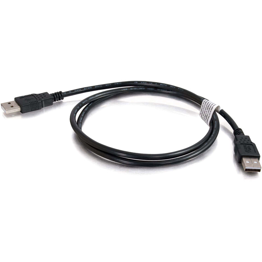 Alternate-Image1 Image for C2G 1m USB Cable - USB A to USB A - M/M