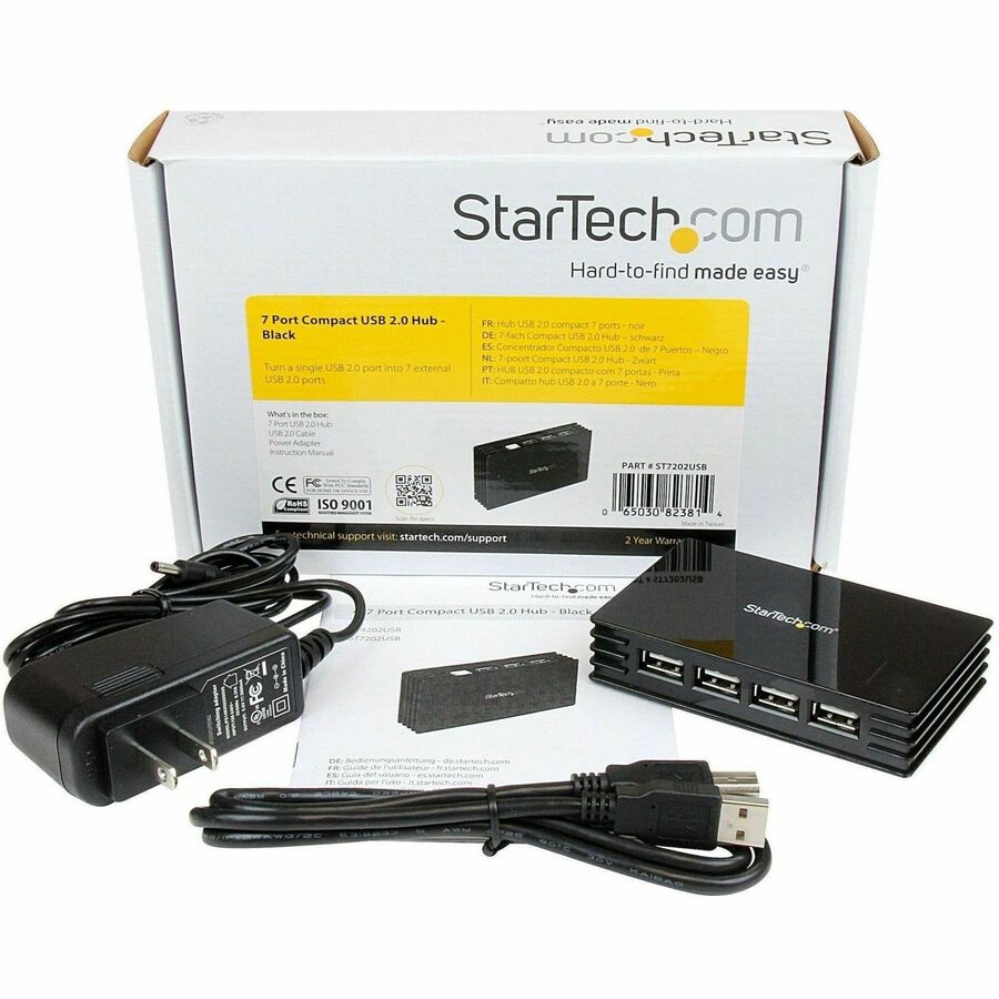 Alternate-Image4 Image for StarTech.com 7 Port USB 2.0 Hub - Hub - 7 ports - Hi-Speed USB