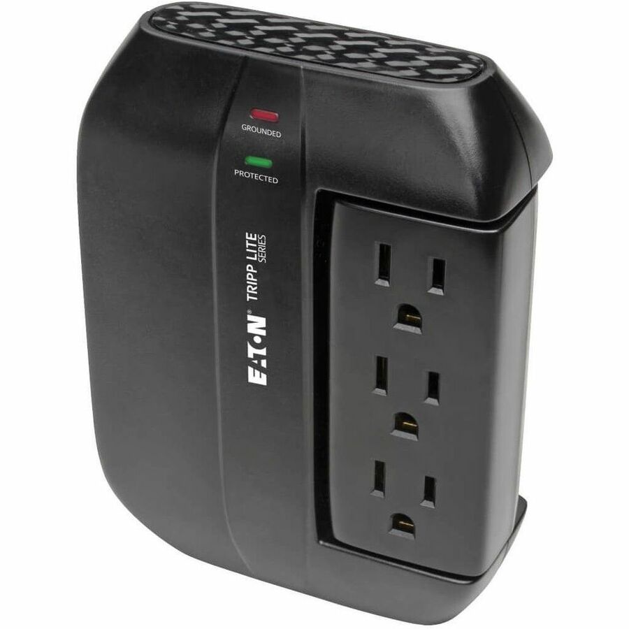 Alternate-Image7 Image for Eaton Tripp Lite Series Protect It! Surge Protector with 3 Rotatable Outlets, 3 Stationary, side facing Outlets, Direct-Plug In, 1200 Joules