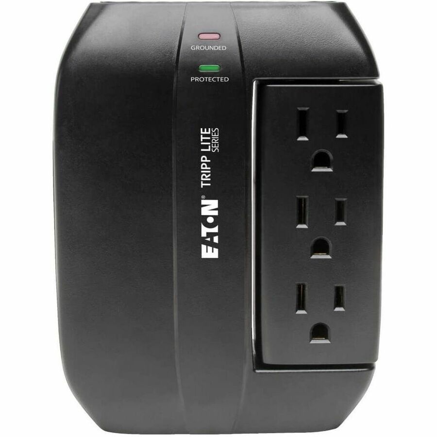 Alternate-Image5 Image for Eaton Tripp Lite Series Protect It! Surge Protector with 3 Rotatable Outlets, 3 Stationary, side facing Outlets, Direct-Plug In, 1200 Joules