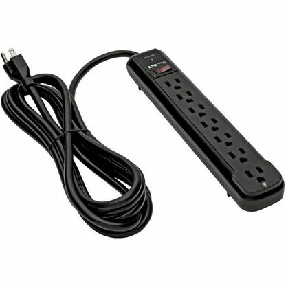 Alternate-Image6 Image for Eaton Tripp Lite Series Protect It! 7-Outlet Surge Protector, 12 ft. Cord, 1080 Joules, Diagnostic LED, Black Housing