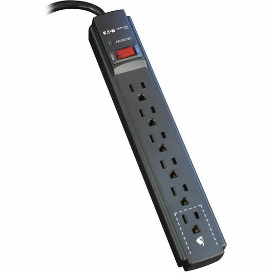 Main Image for Eaton Tripp Lite Series Protect It! 6-Outlet Surge Protector, 6 ft. Cord, 900 Joules, Diagnostic LED, Black Housing