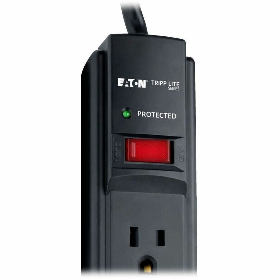 Alternate-Image4 Image for Eaton Tripp Lite Series Protect It! 6-Outlet Surge Protector, 6 ft. Cord, 900 Joules, Diagnostic LED, Black Housing