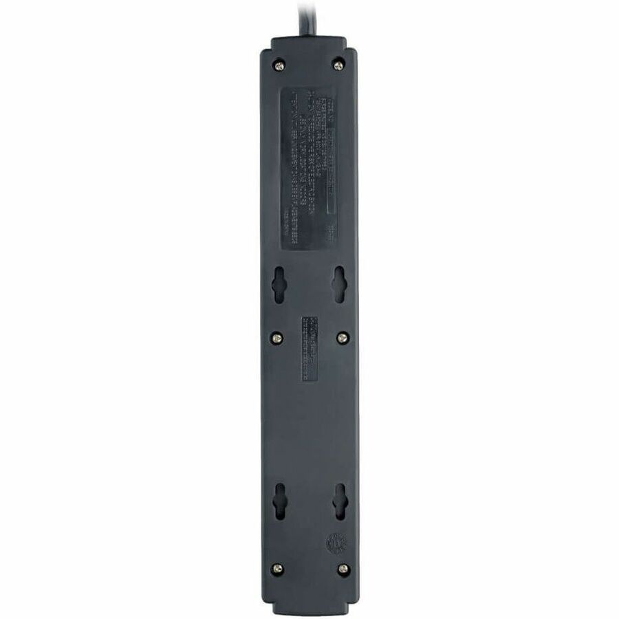 Alternate-Image1 Image for Eaton Tripp Lite Series Protect It! 6-Outlet Surge Protector, 6 ft. Cord, 900 Joules, Diagnostic LED, Black Housing