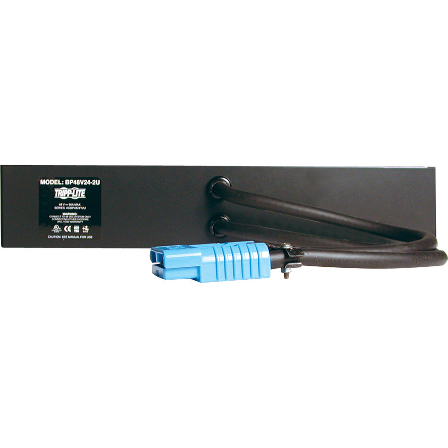 Rear Image for Eaton Tripp Lite Series External 48V 2U Rack-mount Battery Pack Enclosure + DC Cabling for select UPS Systems (BP48V24-2U)