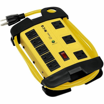 Alternate-Image6 Image for Eaton Tripp Lite Series Protect It! 8-Outlet Industrial Safety Surge Protector, 25 ft. Cord, 3900 Joules, Cord Wrap, Hang Holes
