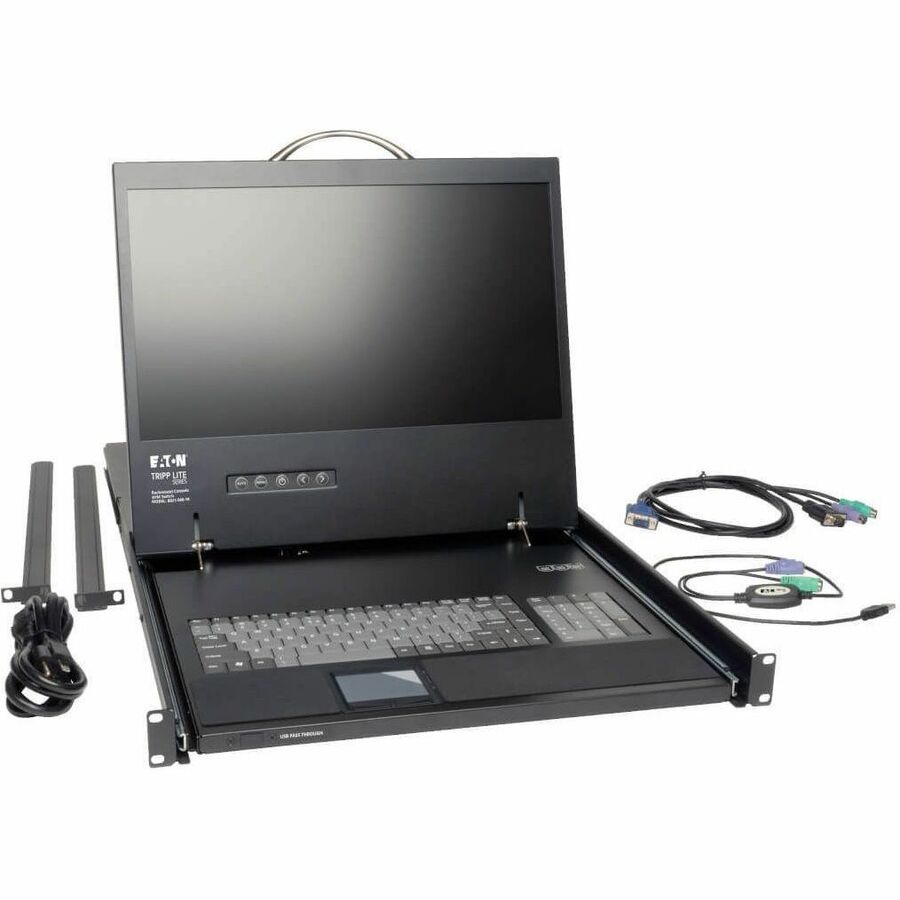 Alternate-Image7 Image for Eaton Tripp Lite Series 1U Rack-Mount Console with 19 in. LCD, TAA