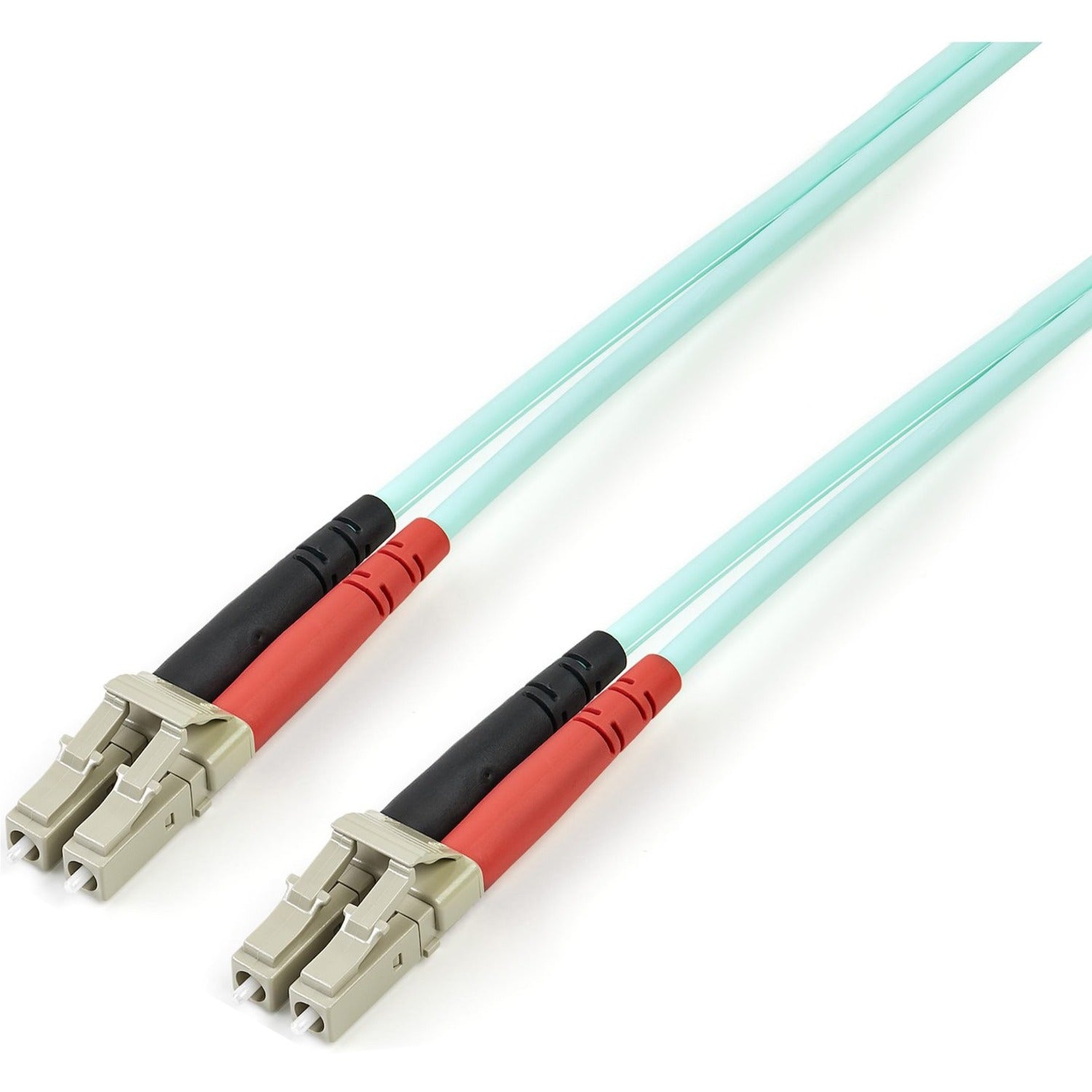 Main Image for StarTech.com 2m Fiber Optic Cable - 10 Gb Aqua - Multimode Duplex 50/125 - LSZH - LC/LC - OM3 - LC to LC Fiber Patch Cable