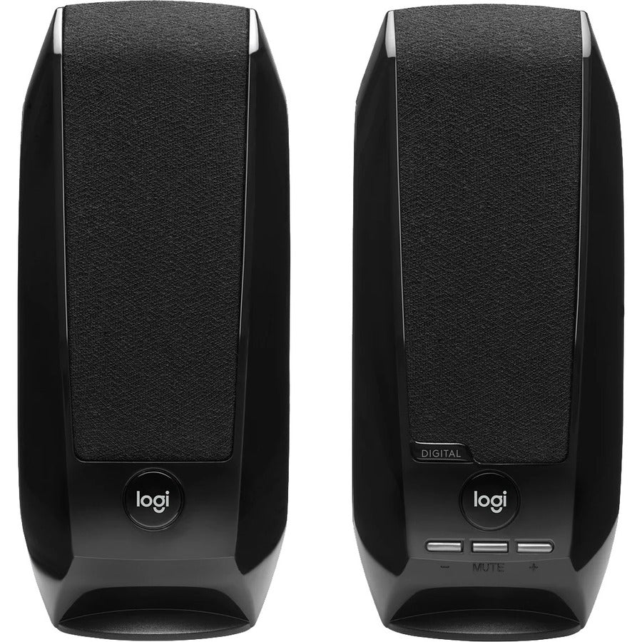 Front Image for Logitech S-150 2.0 Speaker System - 1.20 W RMS - Black