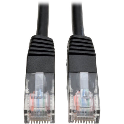 Main Image for Eaton Tripp Lite Series Cat5e 350 MHz Molded (UTP) Ethernet Cable (RJ45 M/M), PoE - Black, 1 ft. (0.31 m)