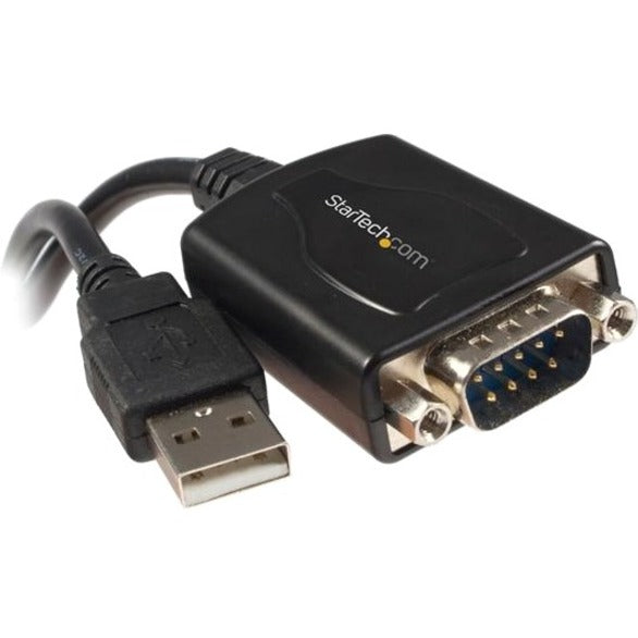 Right Image for StarTech.com 1ft (30cm) 1-Port Professional USB to Serial Adapter Cable with COM Retention, USB to RS232 Adapter - TAA