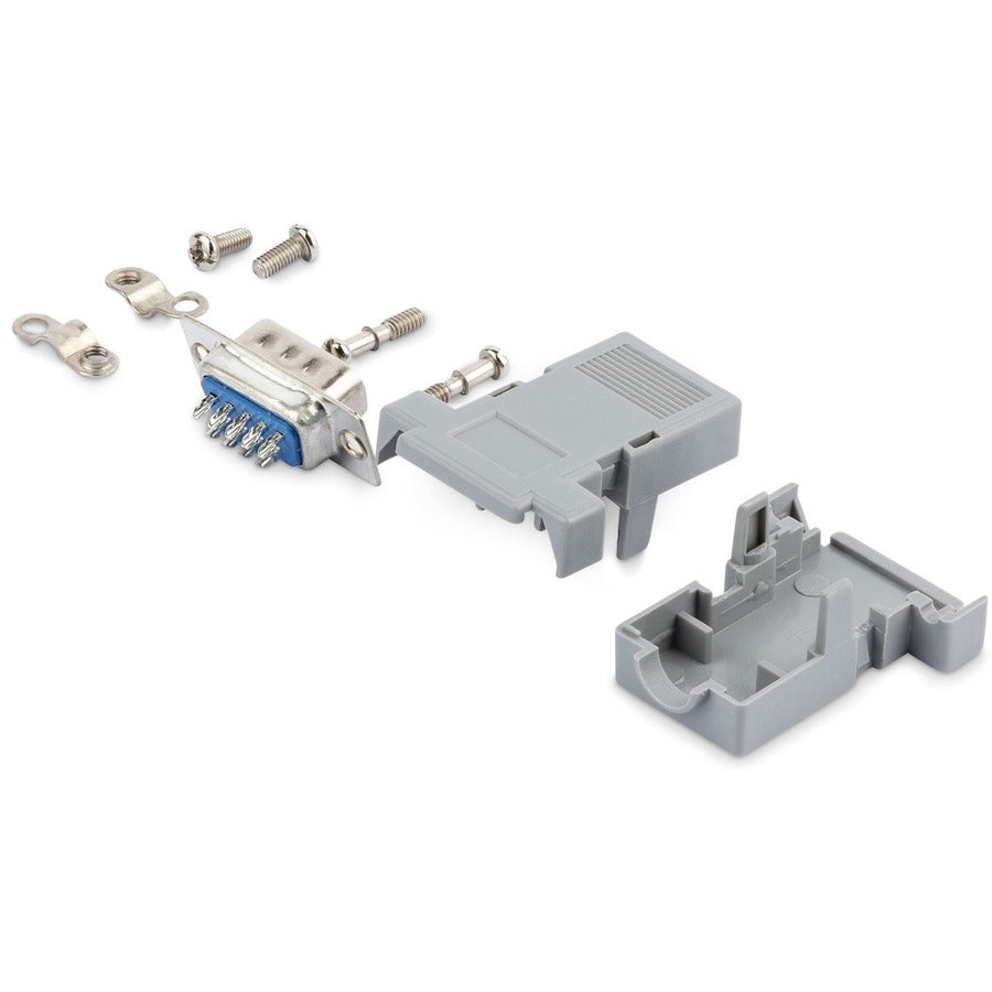 Alternate-Image1 Image for StarTech.com Solder D-SUB - Assembled - Plastic Backshell Serial / parallel connector - DB-9 (M)