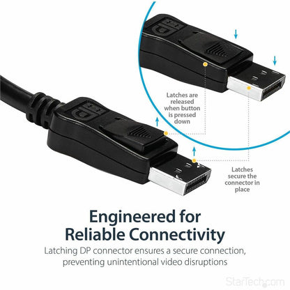Alternate-Image2 Image for StarTech.com DisplayPort to DVI Adapter, DisplayPort to DVI-D Adapter/Video Converter 1080p, DP 1.2 to DVI Monitor, Latching DP Connector
