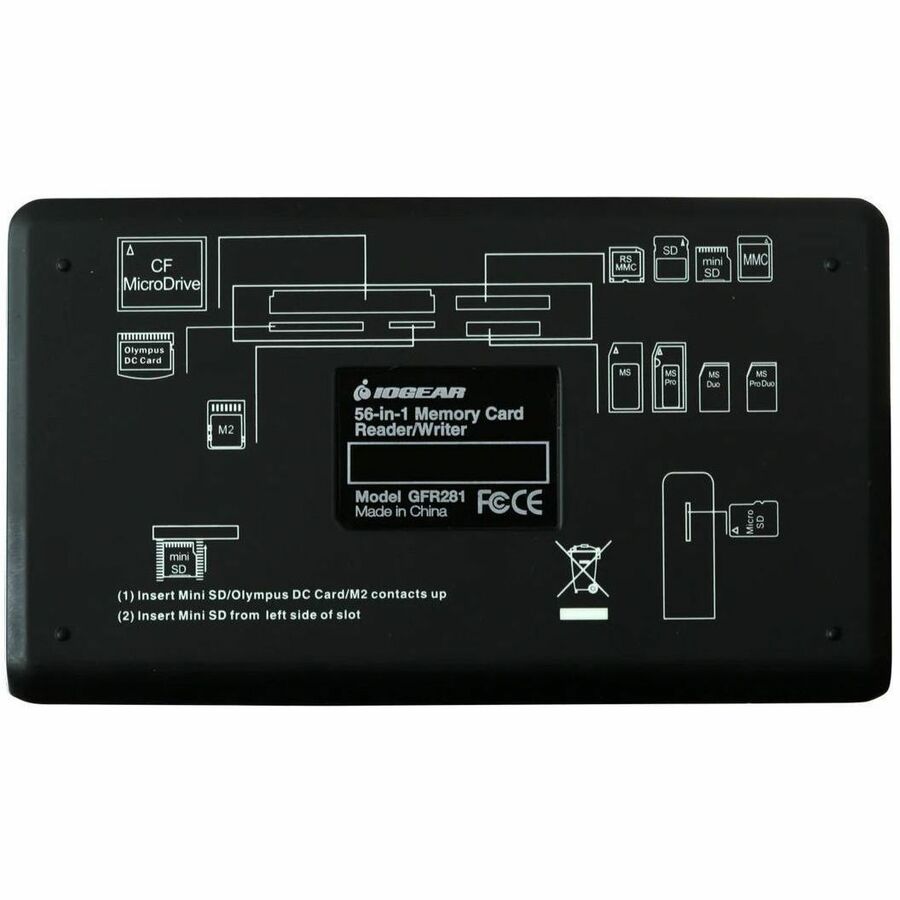 Alternate-Image3 Image for IOGEAR 56-in-1 Memory Card Reader/Writer