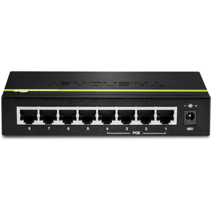 Alternate-Image2 Image for TRENDnet 8-Port 10/100Mbps PoE Switch, 4 x 10/100 Ports, 4 x 10/100 PoE Ports, 30W PoE Power Budget, 1.6 Gbps Switching Capacity, 802.3af, Limited Lifetime Protection, Black, TPE-S44