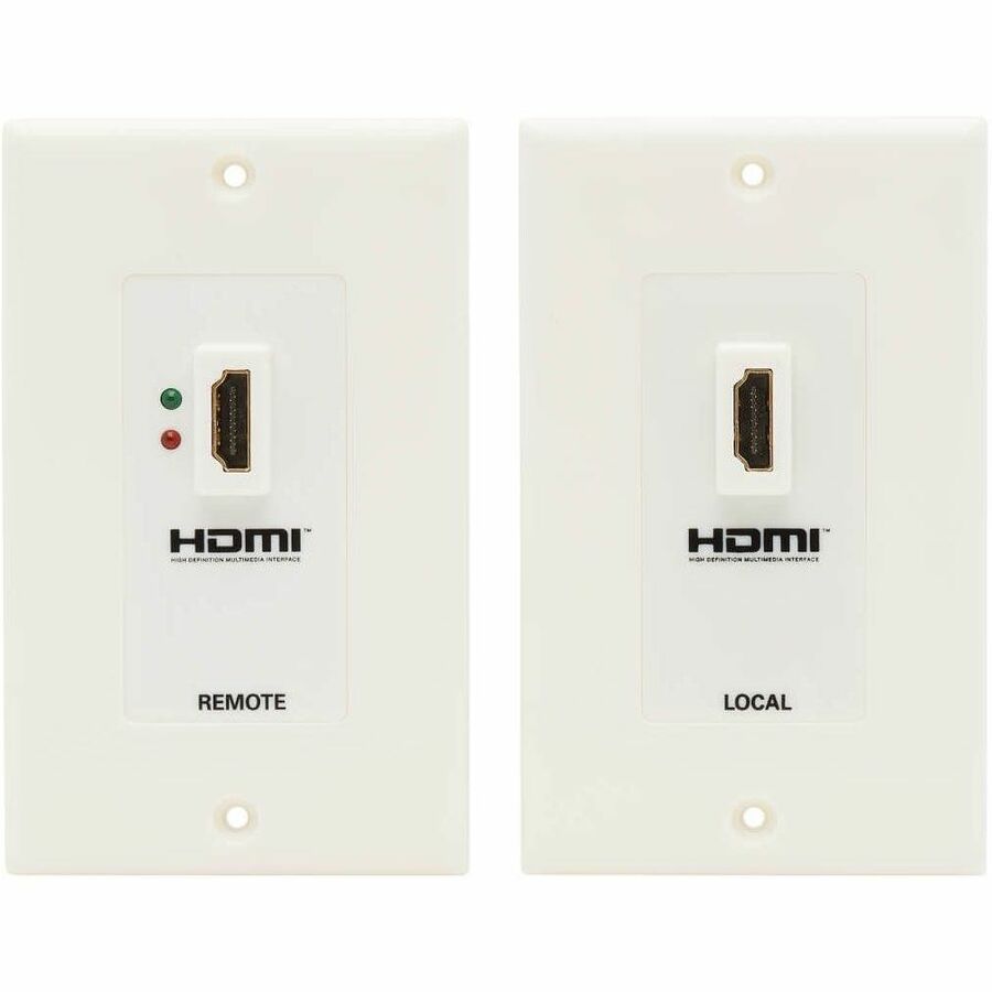 Alternate-Image3 Image for Eaton Tripp Lite Series HDMI over Dual Cat5/Cat6 Extender Wall Plate Kit with Transmitter and Receiver, TAA