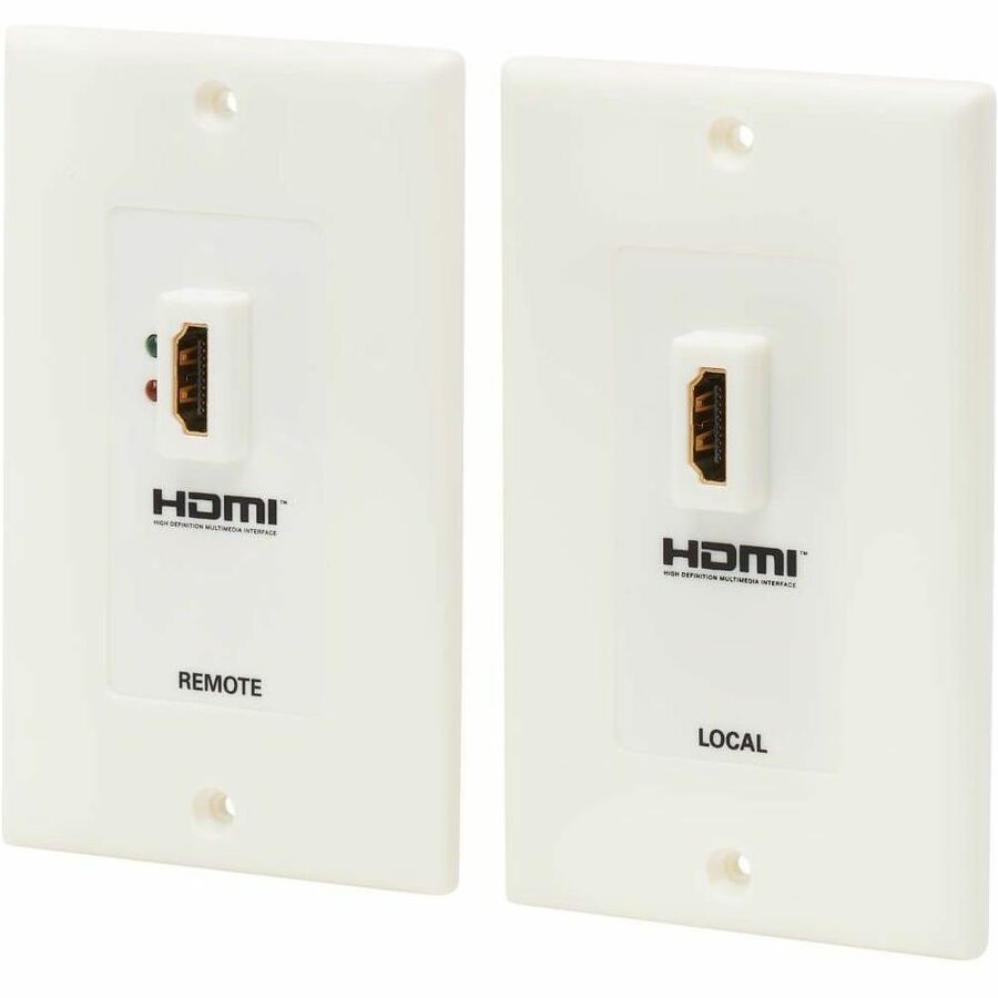 Alternate-Image2 Image for Eaton Tripp Lite Series HDMI over Dual Cat5/Cat6 Extender Wall Plate Kit with Transmitter and Receiver, TAA