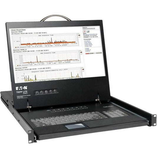 Main Image for Eaton Tripp Lite Series NetController 8-Port 1U Rack-Mount Console KVM Switch with 19-in. LCD, TAA