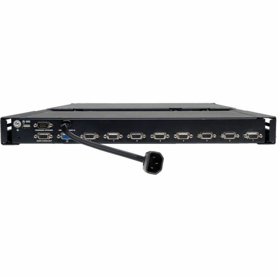 Alternate-Image1 Image for Eaton Tripp Lite Series NetController 8-Port 1U Rack-Mount Console KVM Switch with 19-in. LCD, TAA