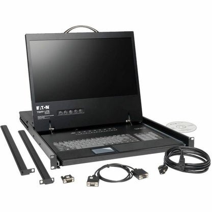 Alternate-Image2 Image for Eaton Tripp Lite Series NetController 8-Port 1U Rack-Mount Console KVM Switch with 19-in. LCD, TAA