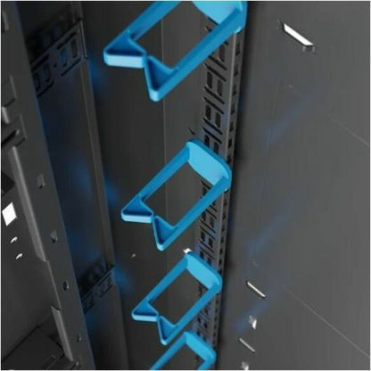 Alternate-Image7 Image for Middle Atlantic DWR 24RU Pivoting Wall Mount Rack - Plexi Front Door - 26in Depth Wall Mount Cabinet - TAA Compliant