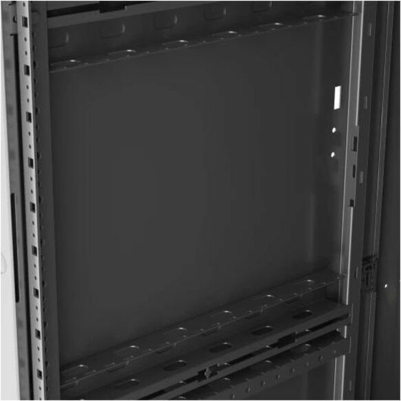 Alternate-Image5 Image for Middle Atlantic DWR 24RU Pivoting Wall Mount Rack - Plexi Front Door - 26in Depth Wall Mount Cabinet - TAA Compliant