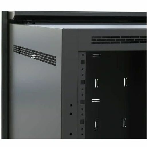 Alternate-Image2 Image for Middle Atlantic DWR 24RU Pivoting Wall Mount Rack - Plexi Front Door - 26in Depth Wall Mount Cabinet - TAA Compliant