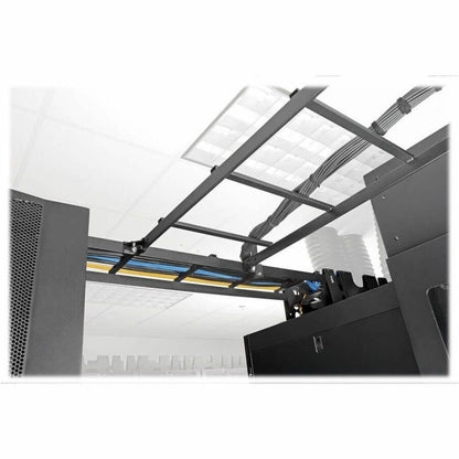 Alternate-Image2 Image for Eaton Tripp Lite Series SmartRack 10-ft. x 1-ft. (3 m x 0.3 m) Cable Ladder, 2 sections - SRCABLETRAY/SRLADDERATTACH needed