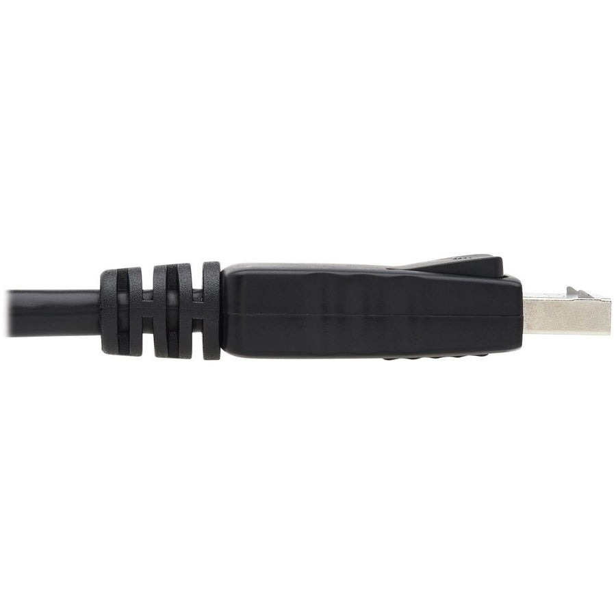 Alternate-Image3 Image for Eaton Tripp Lite Series DisplayPort Cable with Latching Connectors, 4K 60 Hz (M/M), Black, 6 ft. (1.83 m)