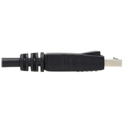 Alternate-Image3 Image for Eaton Tripp Lite Series DisplayPort Cable with Latching Connectors, 4K 60 Hz (M/M), Black, 6 ft. (1.83 m)