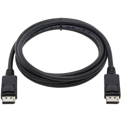 Alternate-Image1 Image for Eaton Tripp Lite Series DisplayPort Cable with Latching Connectors, 4K 60 Hz (M/M), Black, 6 ft. (1.83 m)
