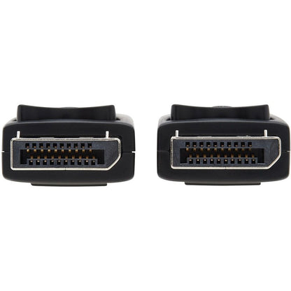 Alternate-Image2 Image for Eaton Tripp Lite Series DisplayPort Cable with Latching Connectors, 4K 60 Hz (M/M), Black, 6 ft. (1.83 m)