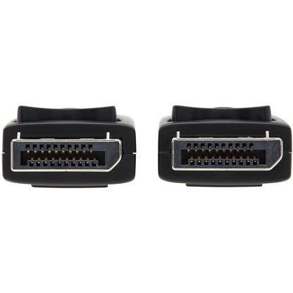 Alternate-Image2 Image for Eaton Tripp Lite Series DisplayPort Cable with Latching Connectors, 4K 60 Hz (M/M), Black, 10 ft. (3.05 m)