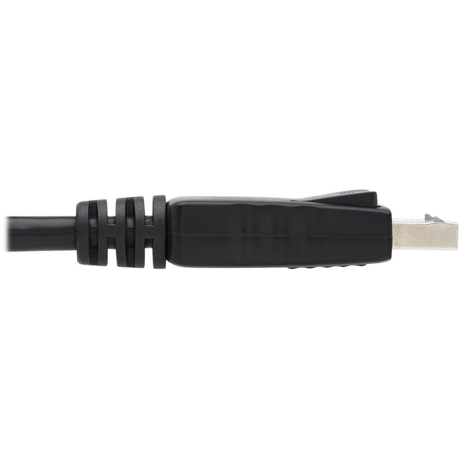 Alternate-Image3 Image for Eaton Tripp Lite Series DisplayPort Cable with Latching Connectors, 4K 60 Hz (M/M), Black, 10 ft. (3.05 m)