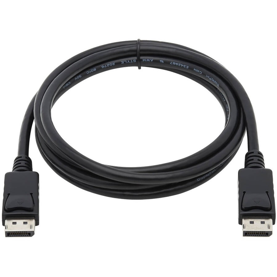 Alternate-Image1 Image for Eaton Tripp Lite Series DisplayPort Cable with Latching Connectors, 4K 60 Hz (M/M), Black, 10 ft. (3.05 m)