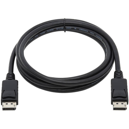 Alternate-Image1 Image for Eaton Tripp Lite Series DisplayPort Cable with Latching Connectors, 4K 60 Hz (M/M), Black, 10 ft. (3.05 m)